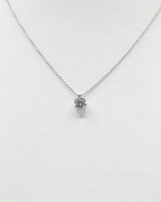 Diamond Solitaire..ish Necklace