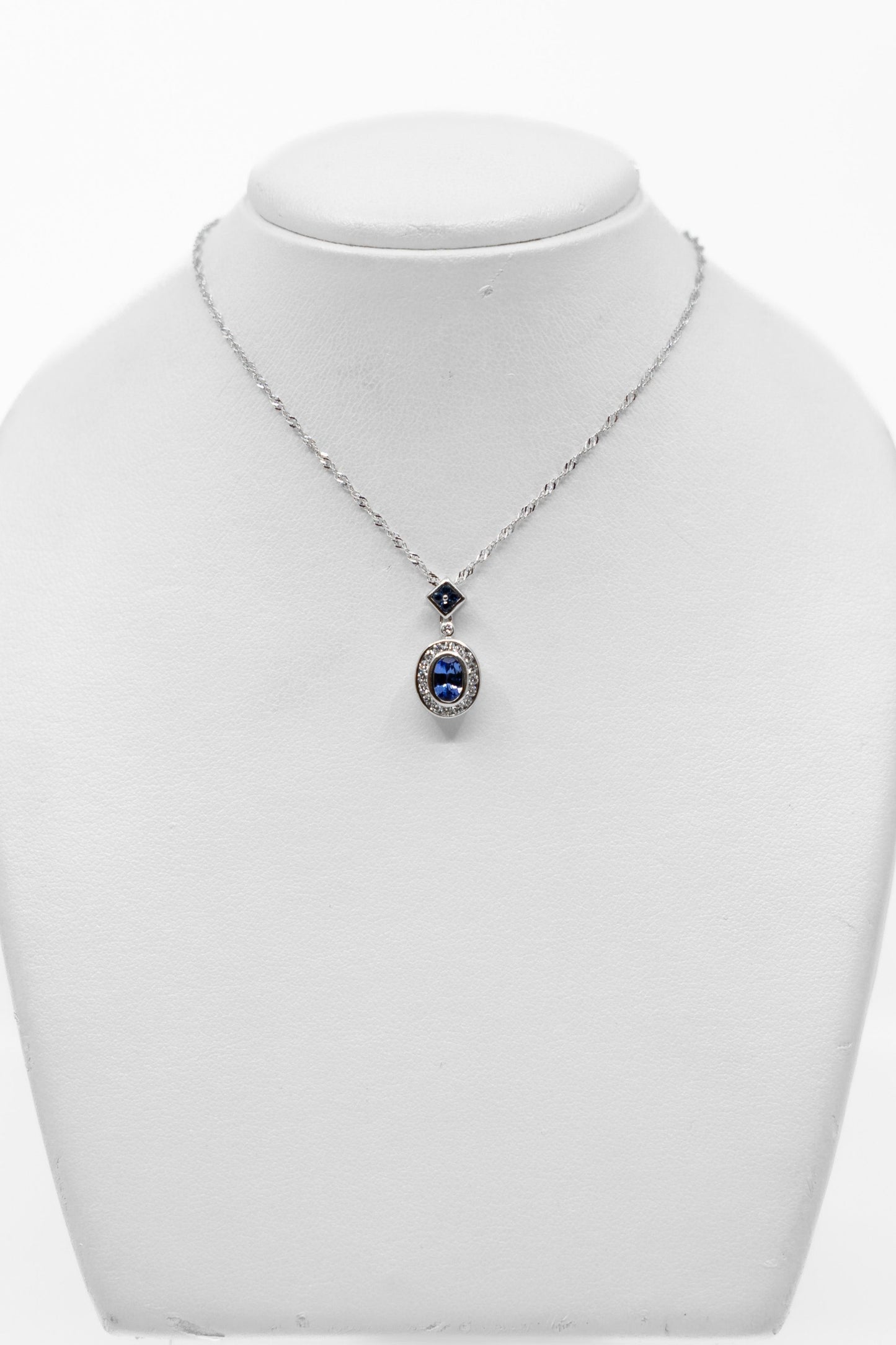 Bezelled Tanzanite Pendant