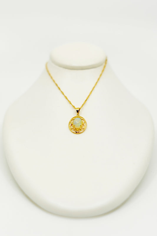 Opal Dream Catcher Pendant