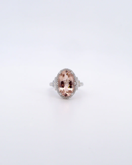 Elegant Morganite Ring