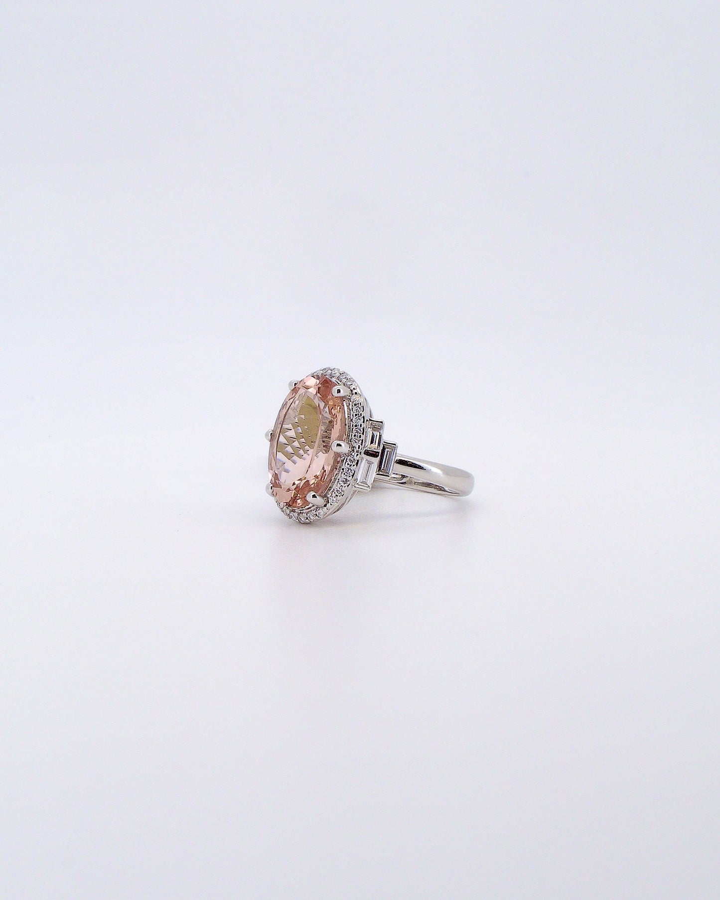 Elegant Morganite Ring