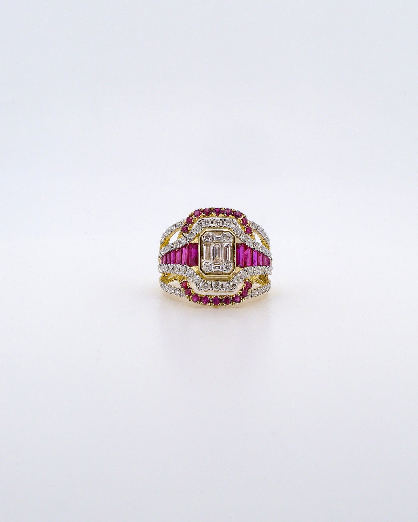 Ruby Illusion Ring