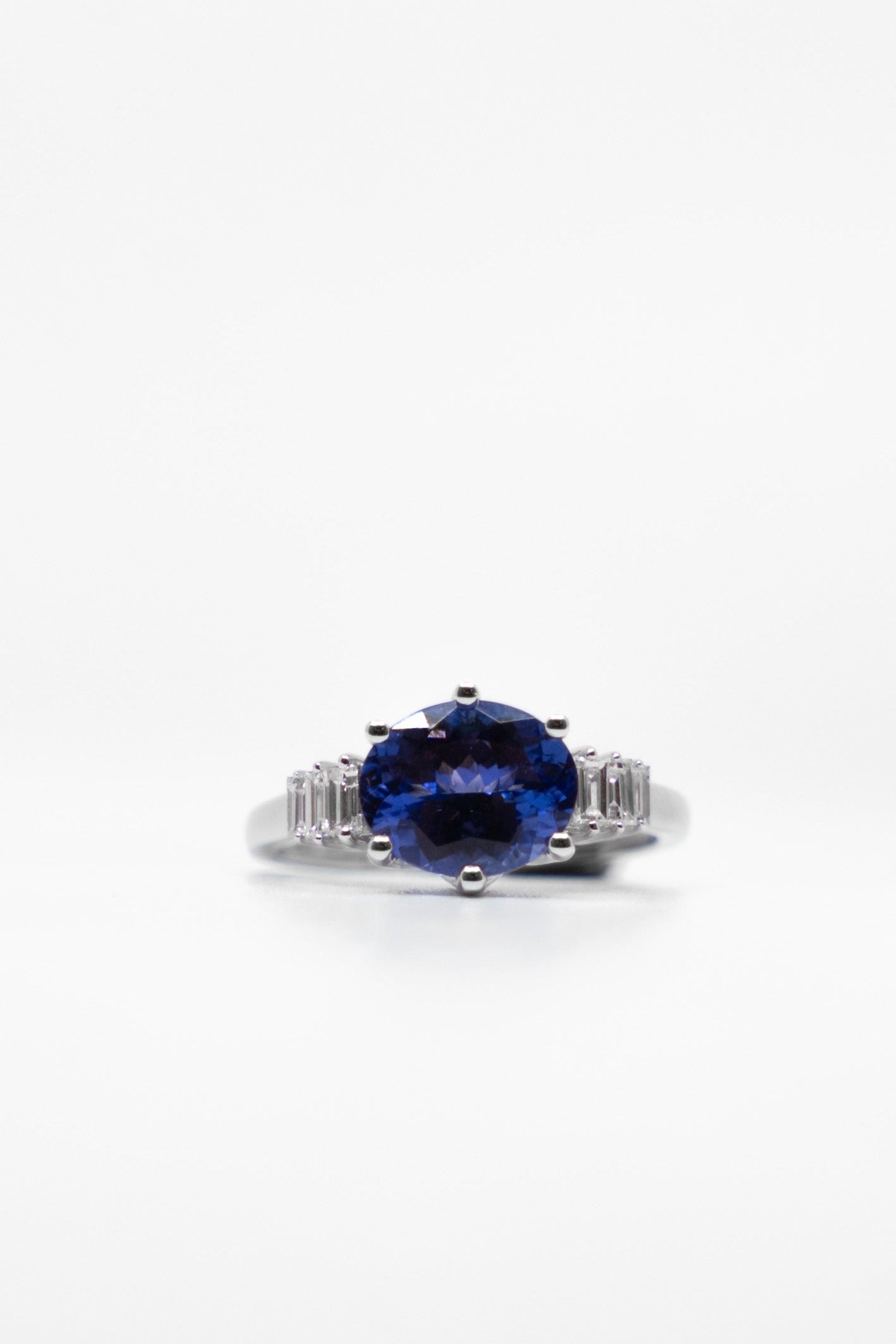 Tanzanite & Diamond Evening Ring
