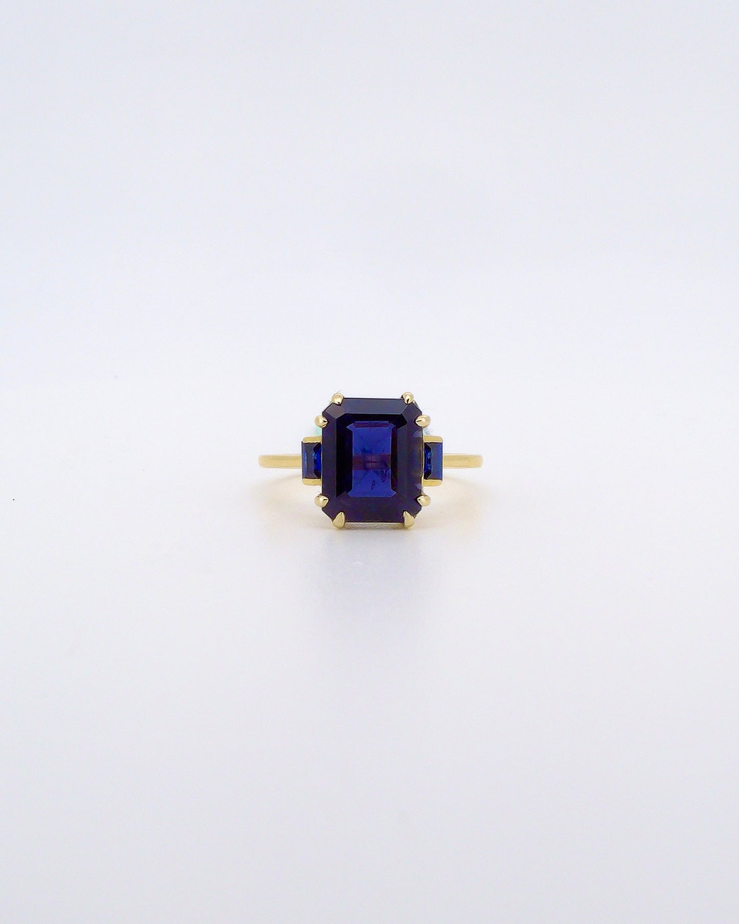 Iolite ring