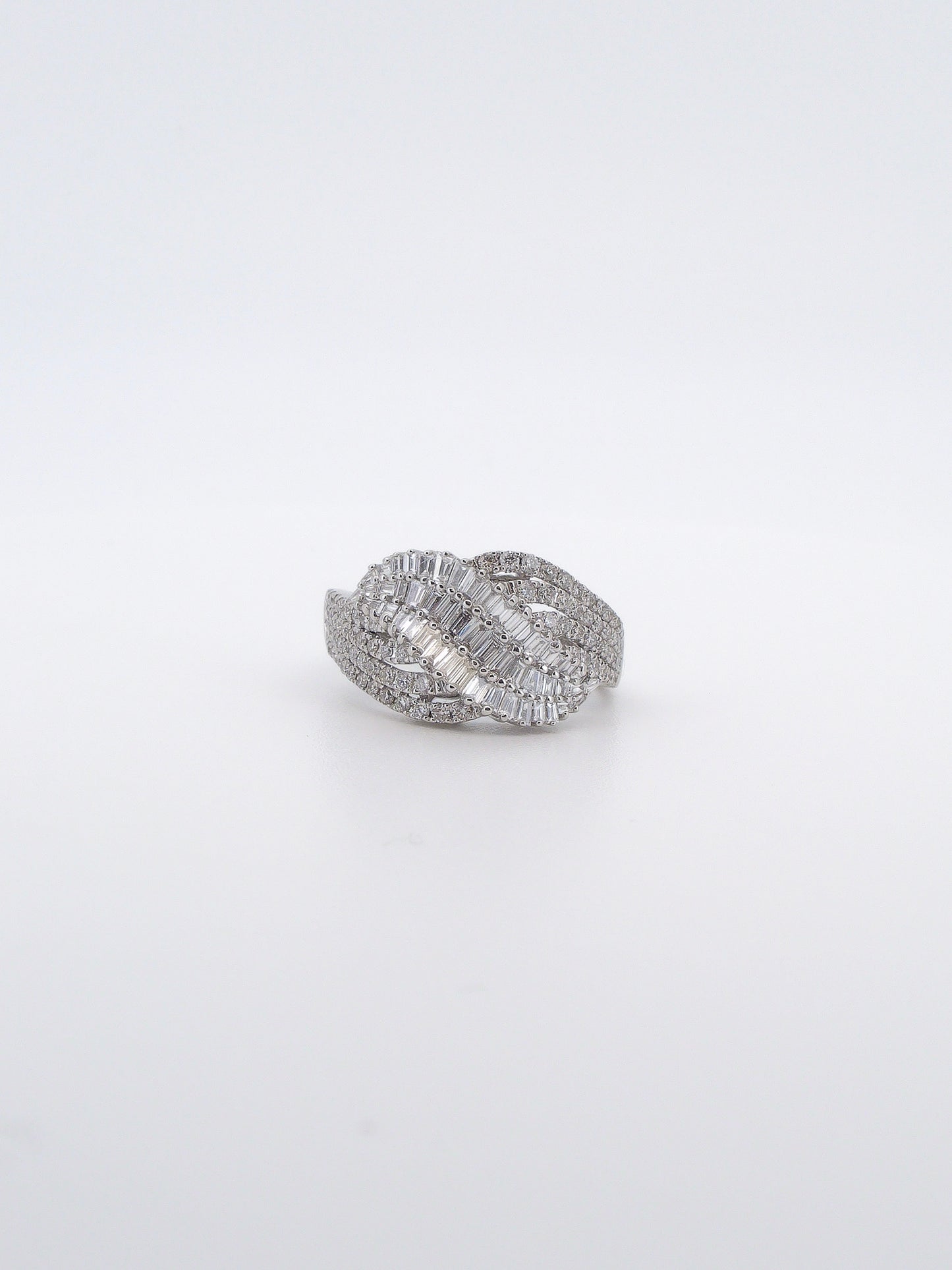 Diamond Wave Ring