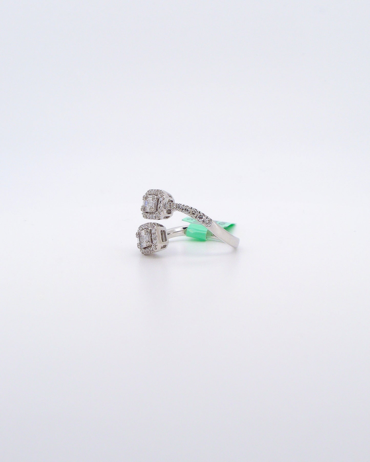 Diamond Crossover Ring