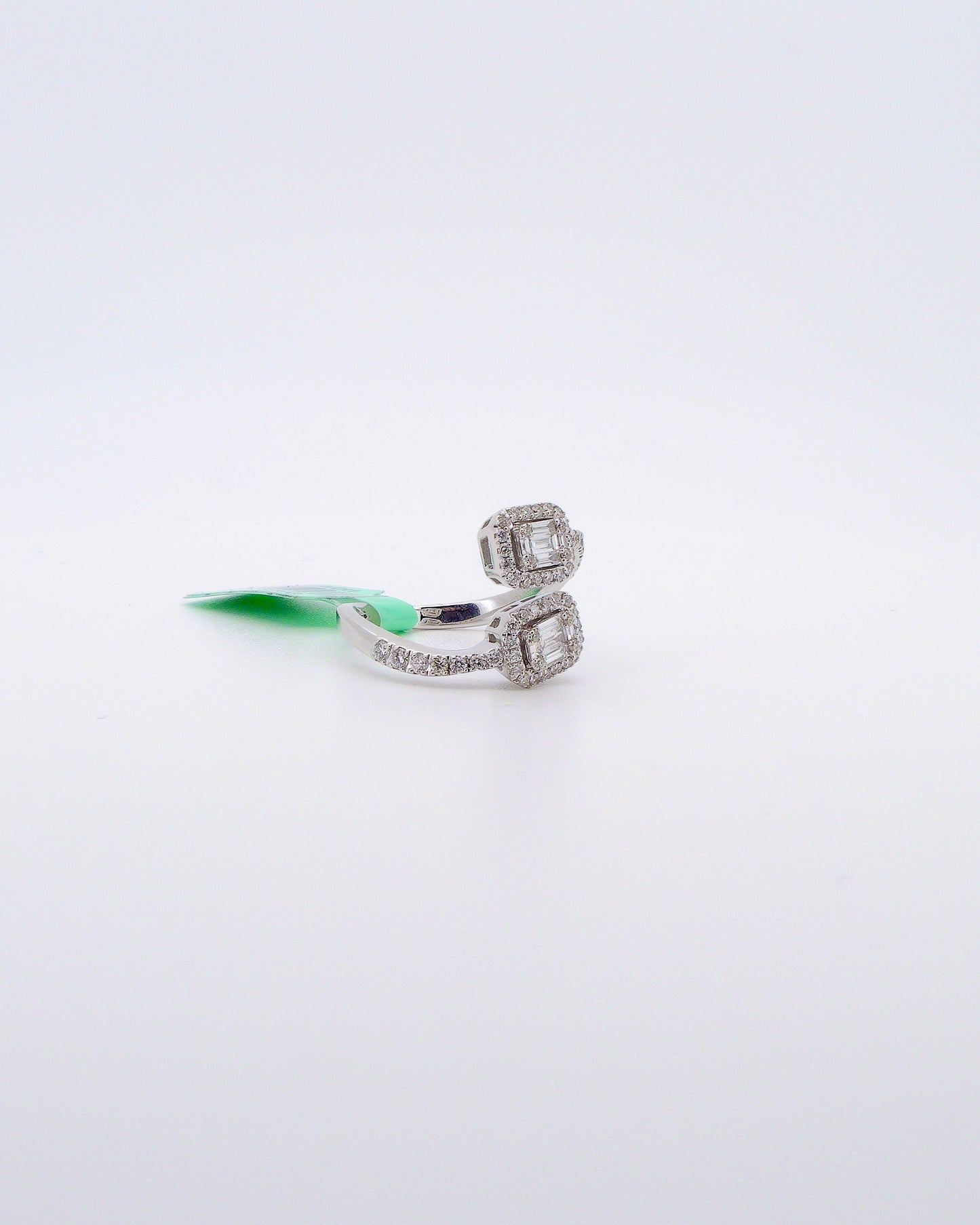 Diamond Crossover Ring