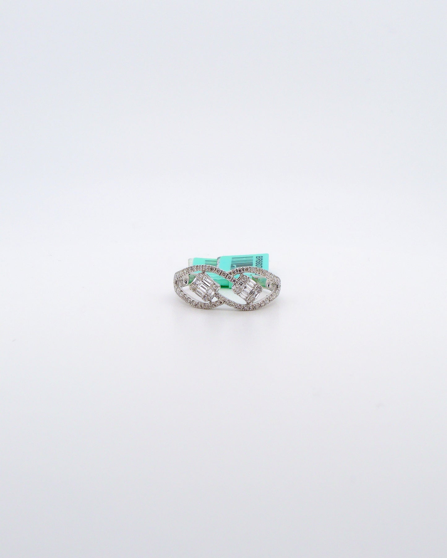 Knotted Diamond Ring