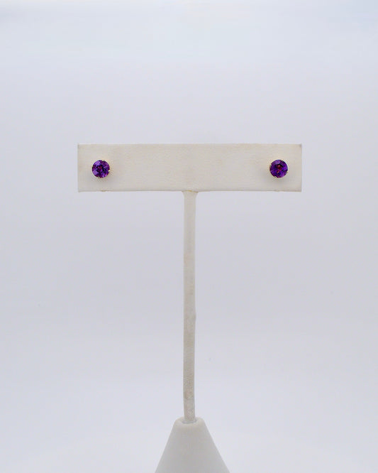 Amethyst Studs