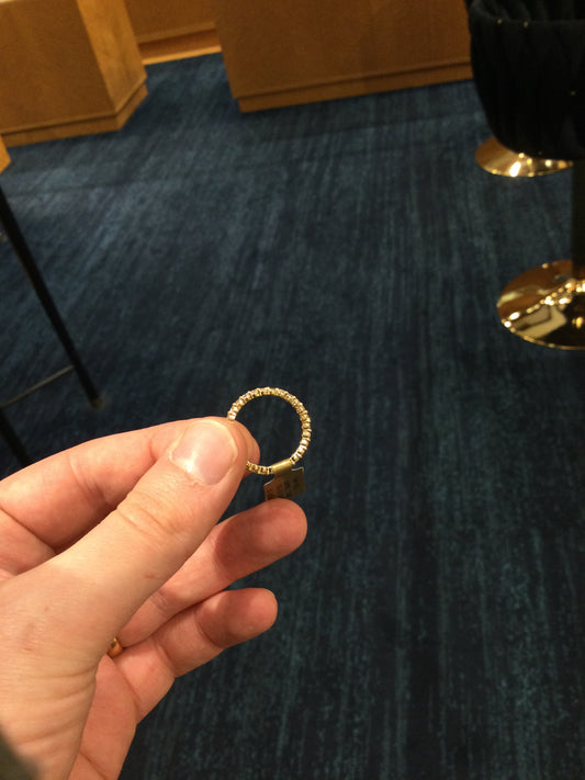 50% Deposit for Diamond Eternity Band in 14k Yellow Gold