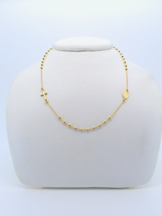 Rosary Inspired Necklace