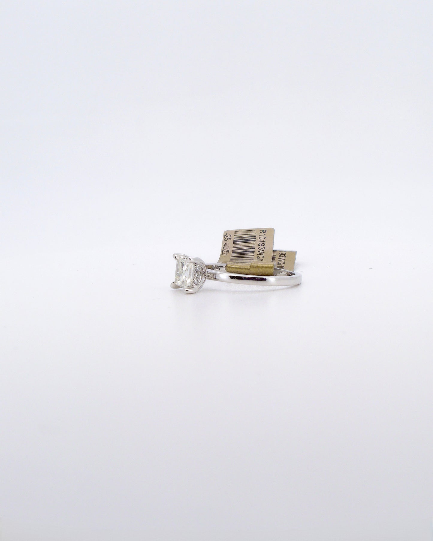 Princess Cut Hidden Halo Ring