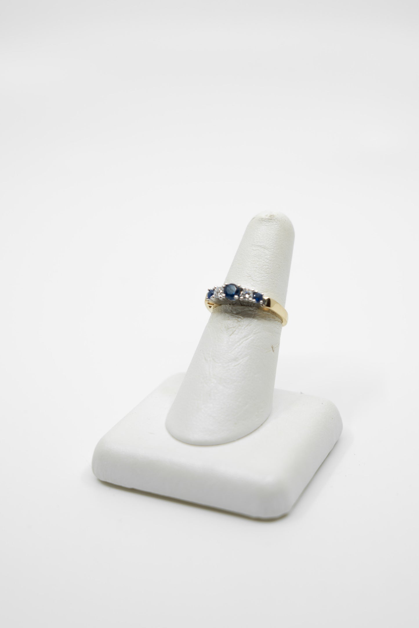 Sapphire & Diamond Stacking Ring