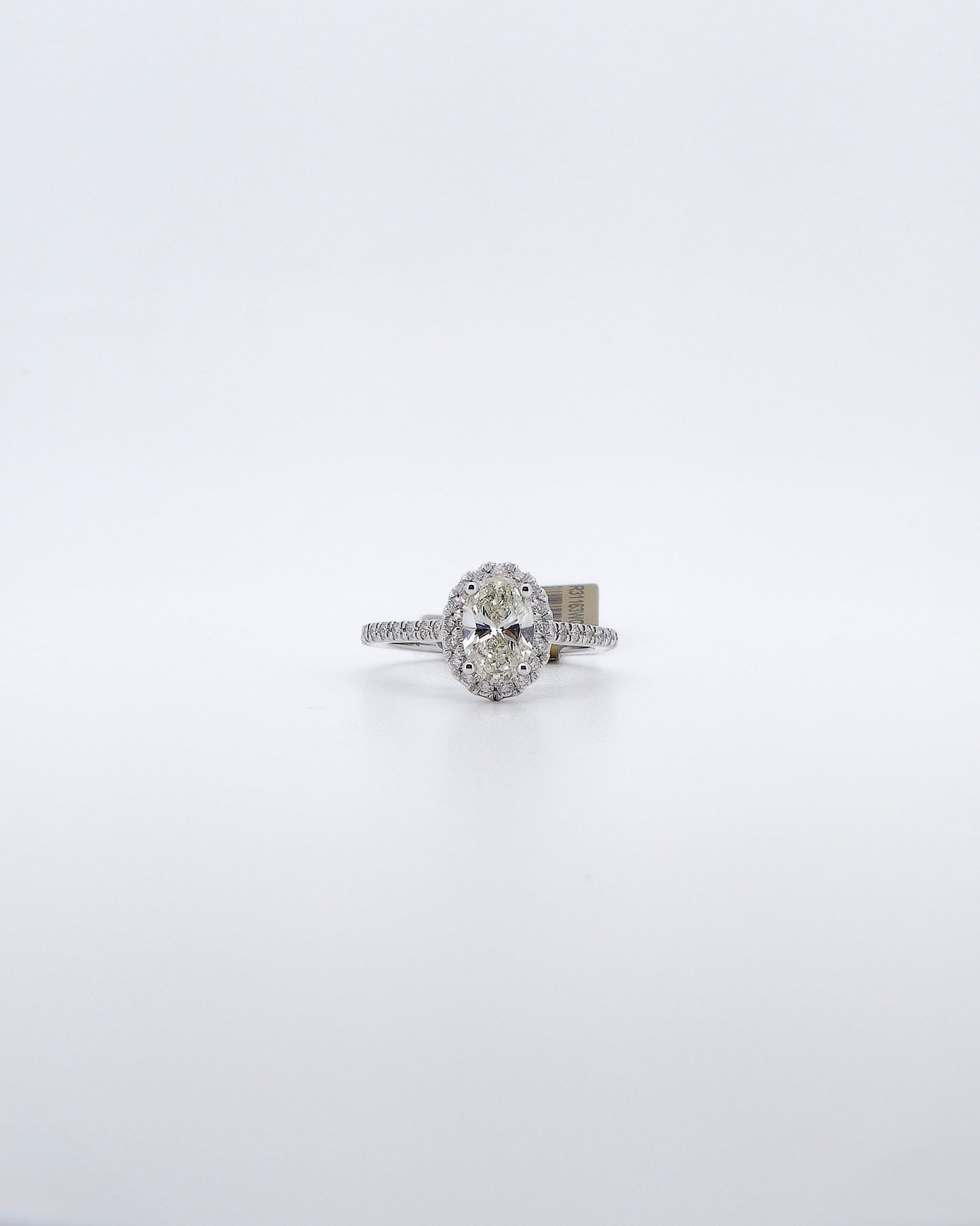 Oval Cut Halo Ring