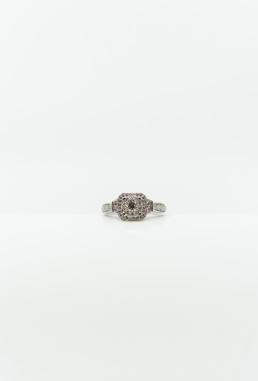 Classic Square Diamond Ring