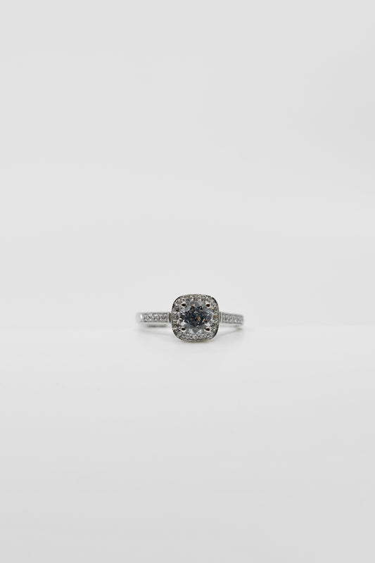 1.00 Carat Diamond Halo Ring