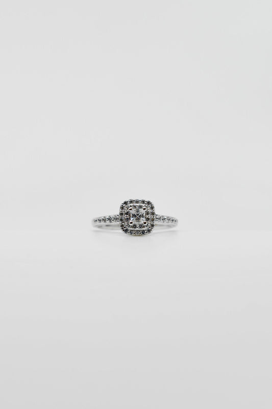 0.50 Carat Princess Cut Diamond Ring
