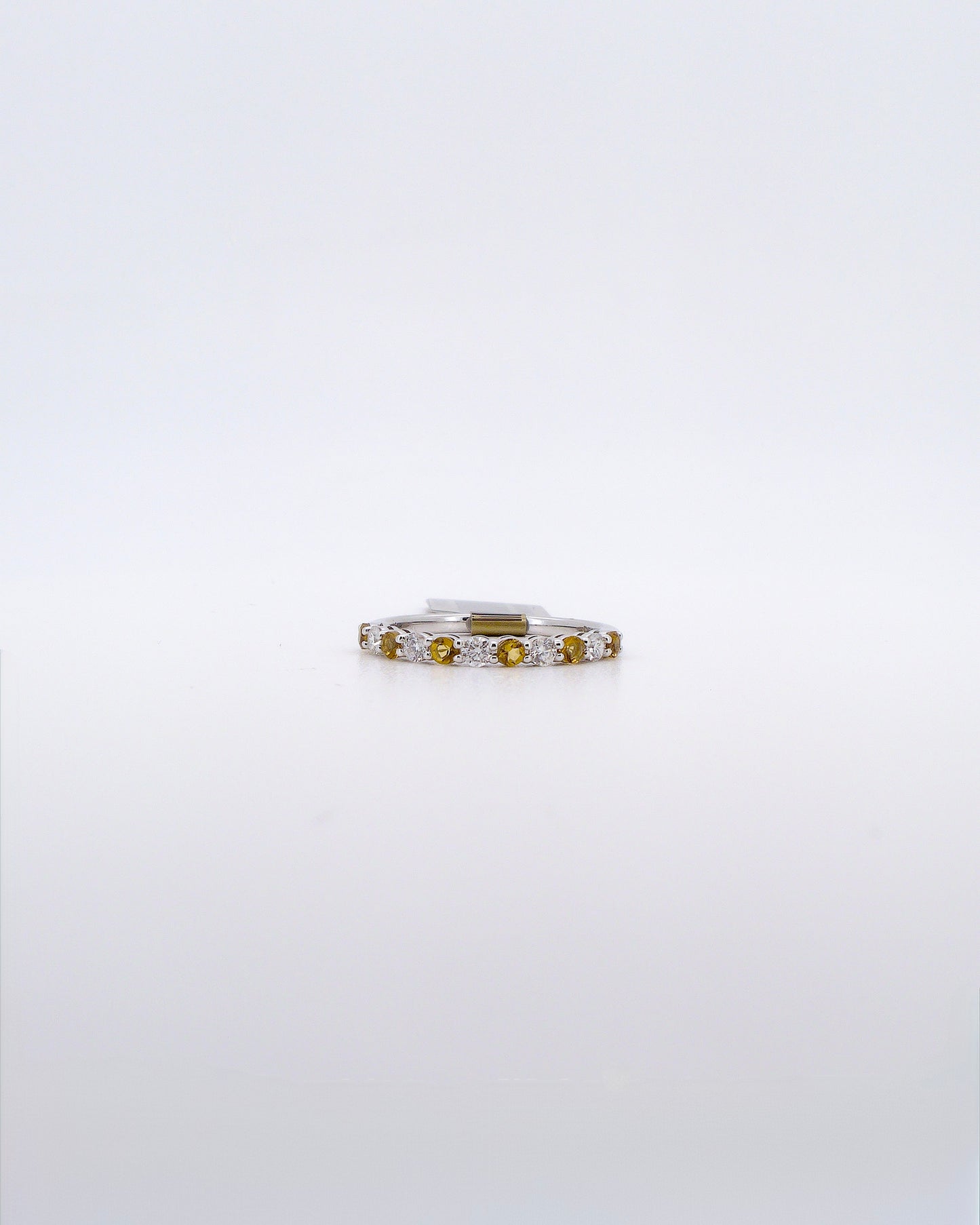 Citrine & Diamond Band