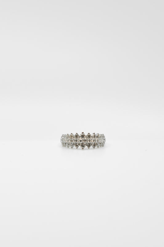 Crown-Style Diamond Band