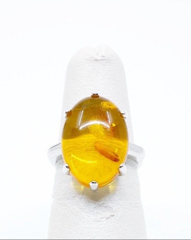 Baltic Amber Ring