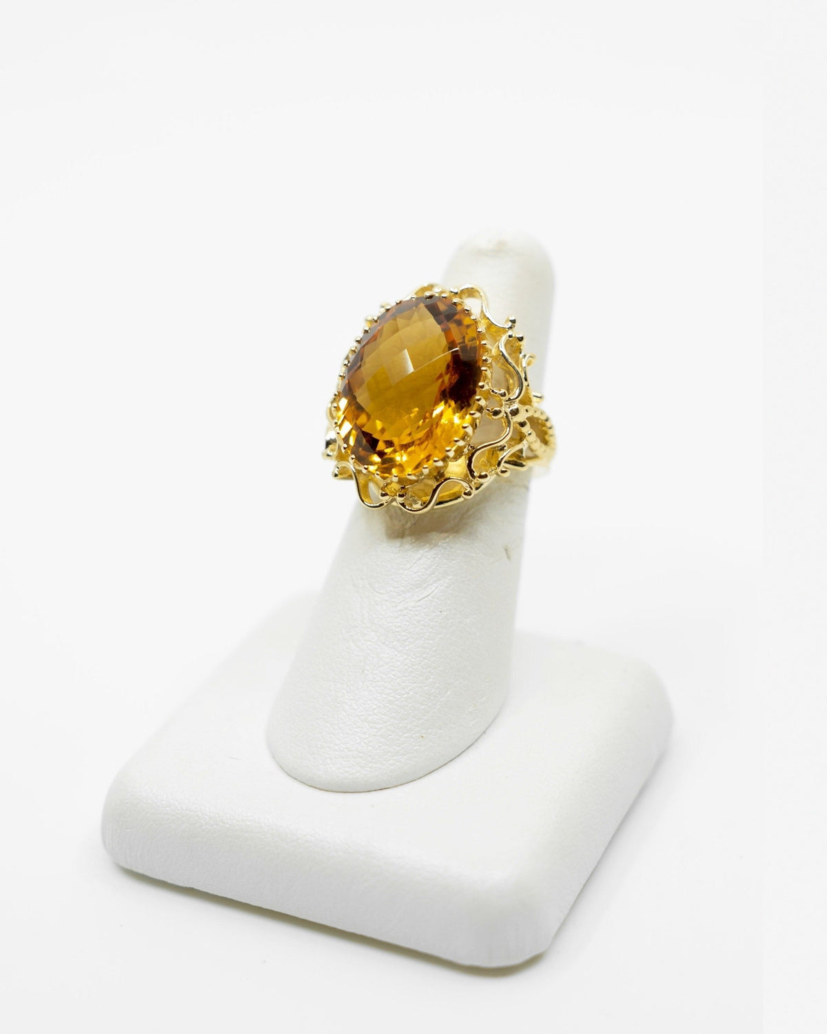 Citrine Statement Ring
