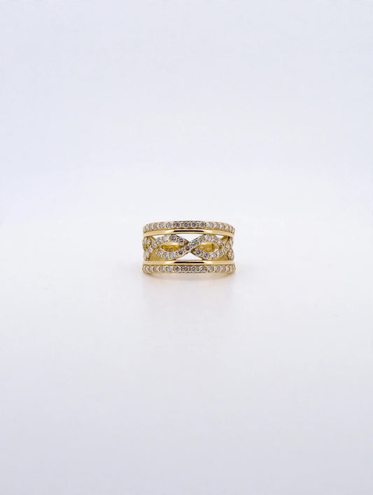 Twisted Diamond Band